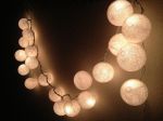 Girlanda świetlna Cotton Balls 10 led kolor do wyboru   3